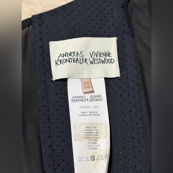 Vivienne Westwood Andreas Kronthaler Swiss Dot Foundation Corset Bodysuit - 10 - Picture 8 of 11